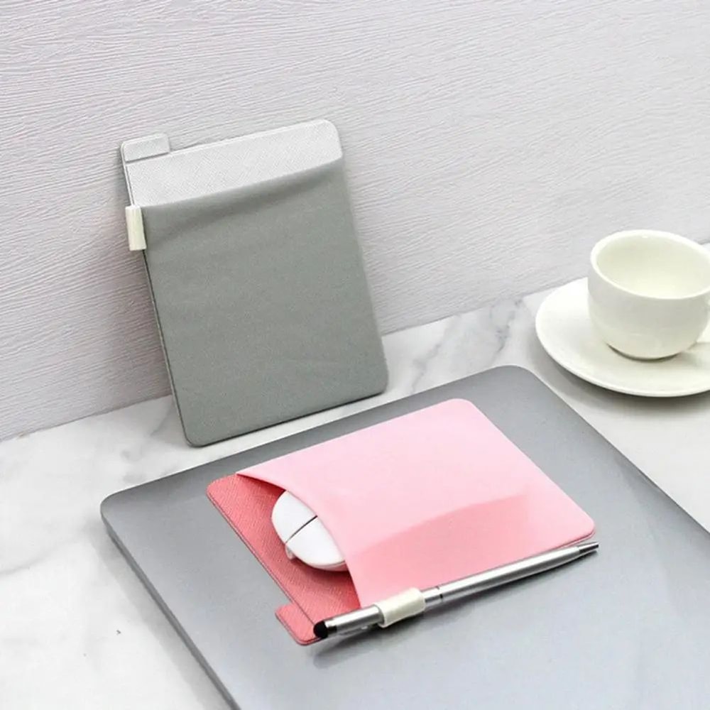 Adhesive Laptop Back Storage Pouch Slim Cable Organizer Bag For Tablet Accessories Mouse Charger Pe 3