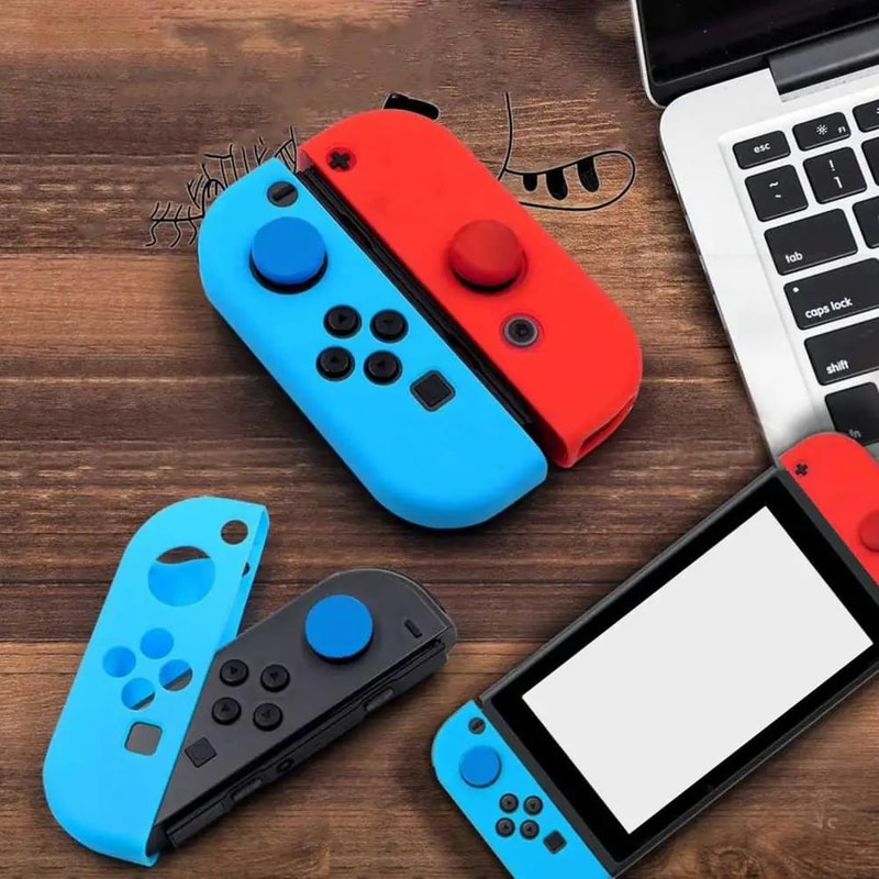 Silicone JoyCon Protective Cover For Switch 2 ImpactResistant Hand Grip Case Shell AntiSlip Control 4