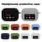 Silicone AirPods Case Cover With Screen Window Shockproof Wireless Earbuds Charging Case Protector 1