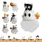 Cute Halloween Ghost Phone Buddy StickOn Mini Ghost Figures Adhesive Smartphone Topper Decor Kawaii 0