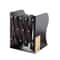 Retractable Foldable Iron Bookends For Desk Shelf Adjustable Book Support Stand Rack HeavyDuty Des 6