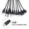 10in1 MultiDevice Charging Cable 906 Inches Universal TangleFree PVC Cord Fast Charge Data Cable Fo 0
