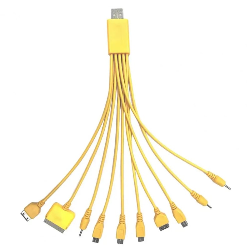 10in1 MultiDevice Charging Cable 906 Inches Universal TangleFree PVC Cord Fast Charge Data Cable Fo 7