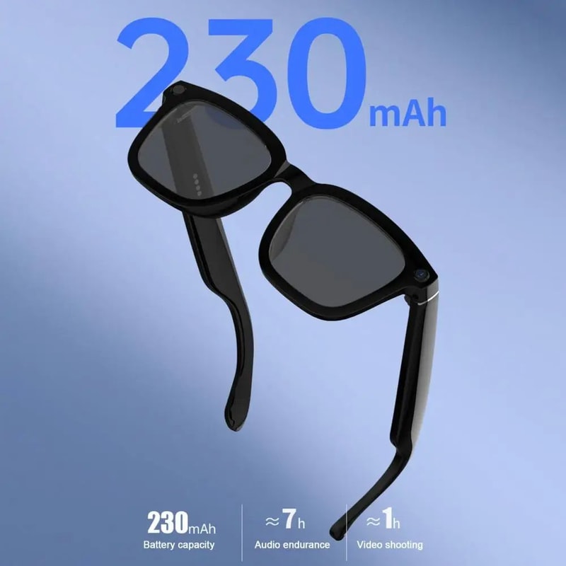 AI Smart Camera Glasses 1080P RealTime Translation Eyewear Photo Video Recorder HandsFree Travel U 4