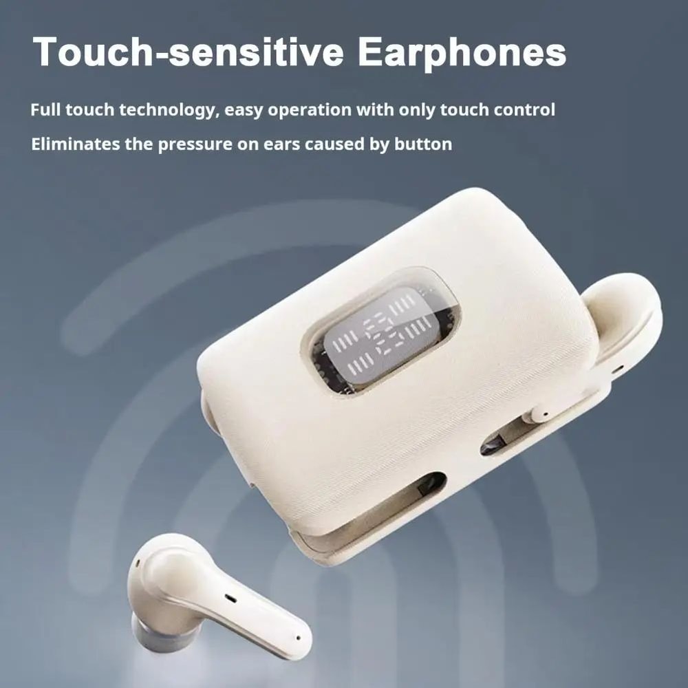 Gaming Bluetooth Wireless Earphones Low Latency Audio Touch Control Noise Cancelling Waterproof Spo 2