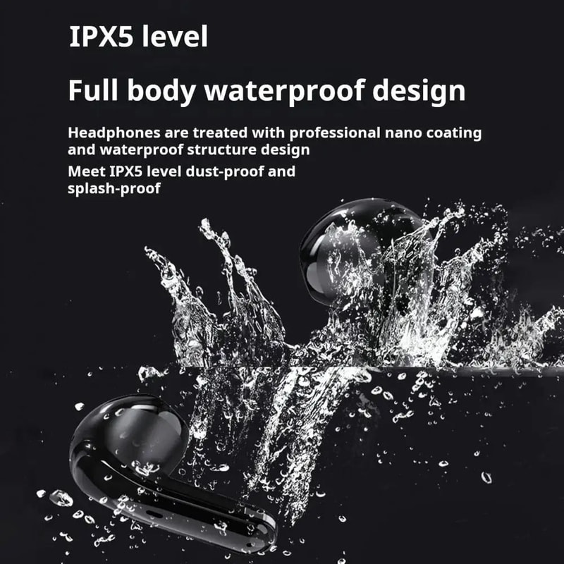 Gaming Bluetooth Wireless Earphones Low Latency Audio Touch Control Noise Cancelling Waterproof Spo 5