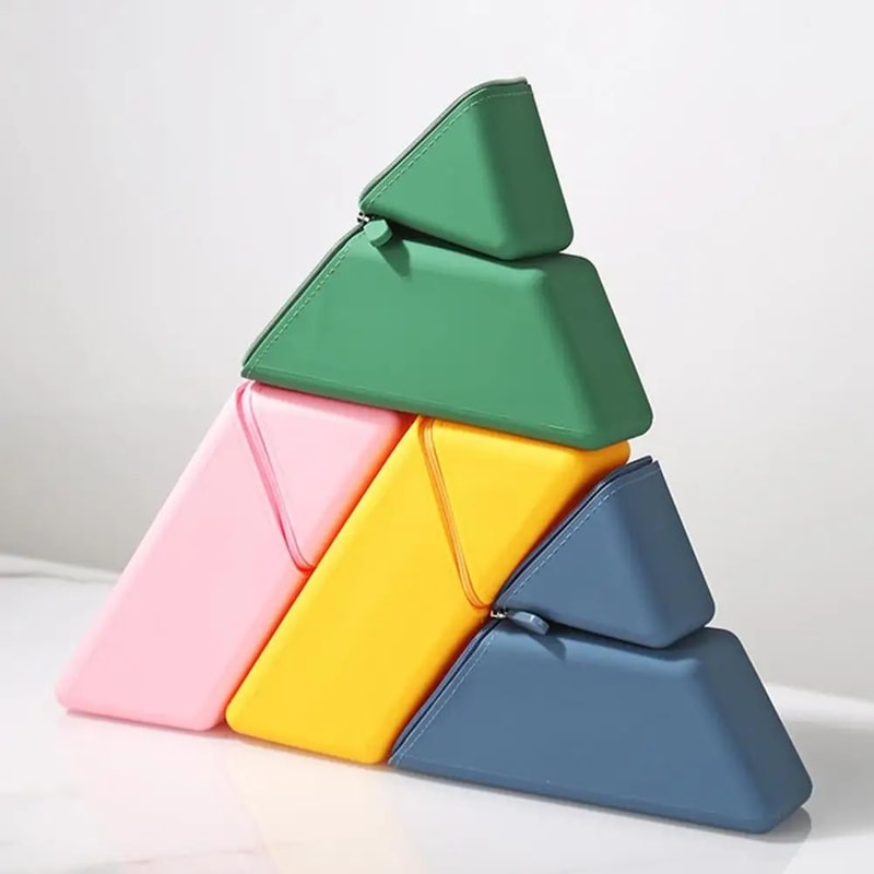 Expandable Silicone Pencil Case Standing Pen Holder Large Capacity Stretchy Stationery Organizer Fo 3