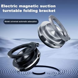 magnetic car phone holder electric vacuum suction mount strong grip 360° rotation secure dashboard windshield stand