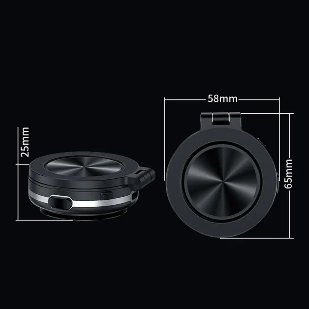 Magnetic Car Phone Holder Electric Vacuum Suction Mount Strong Grip 360 Rotation Secure Dashboard W 5