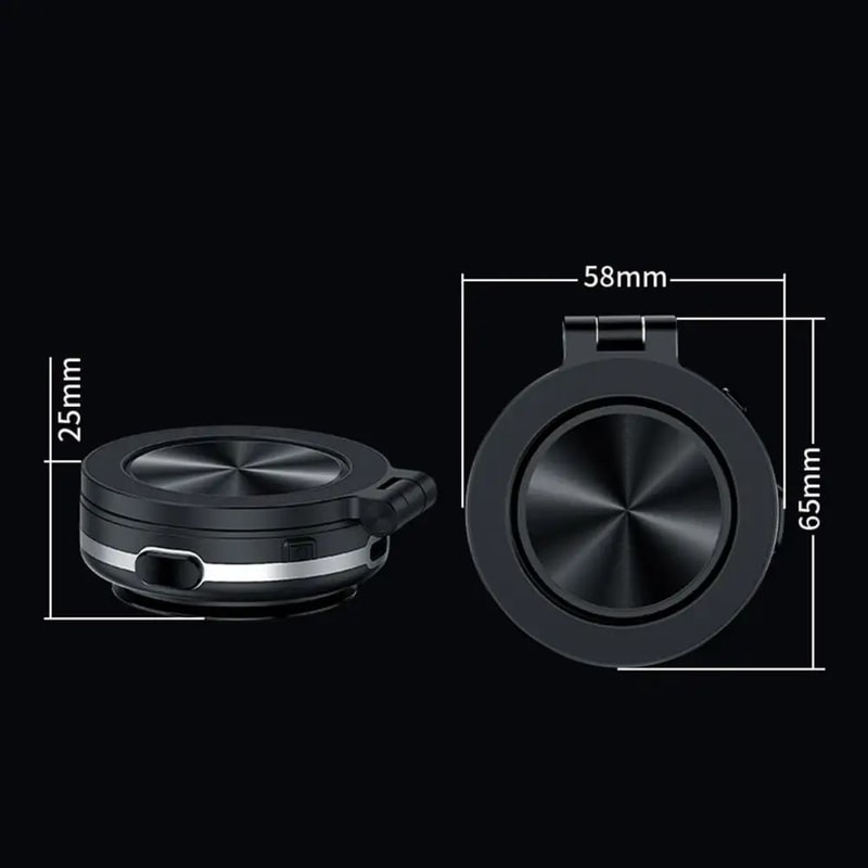 Magnetic Car Phone Holder Electric Vacuum Suction Mount Strong Grip 360 Rotation Secure Dashboard W 5