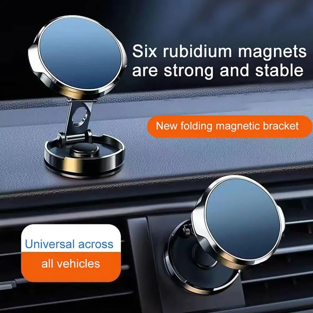 MagSafe Magnetic Car Phone Holder 360 Rotation Mount Strong Grip Dashboard Vent Stand For IPhone An 1