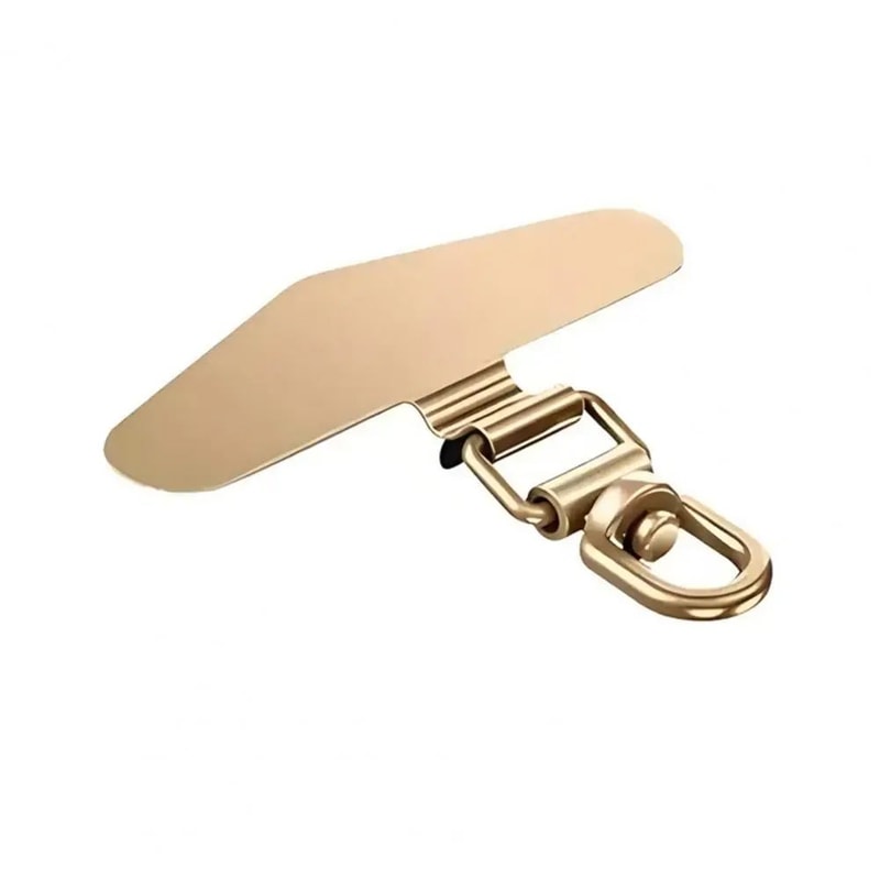 360 Rotatable Phone Lanyard Clip Patch Stainless Steel AntiFall Strap Adapter 04mm Ultra Thin Gaske 9