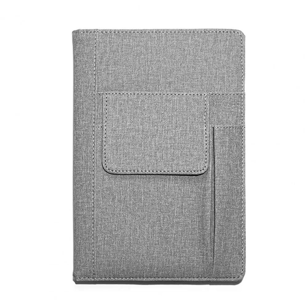 A5 Lined Journal Notebook Fabric Cover 200 Pages Thick Paper Writing Notebook With Pockets For Work 7