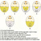 Color Changing Egg Timer Cute Cartoon Face Doneness Indicator Soft Medium Hard Boiled Eggs Perfect 4