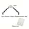 51 Pcs Kitchen Sink Strainer Set Triangle Draining Basket Mesh Filter Hanging Storage Rack For Food 7