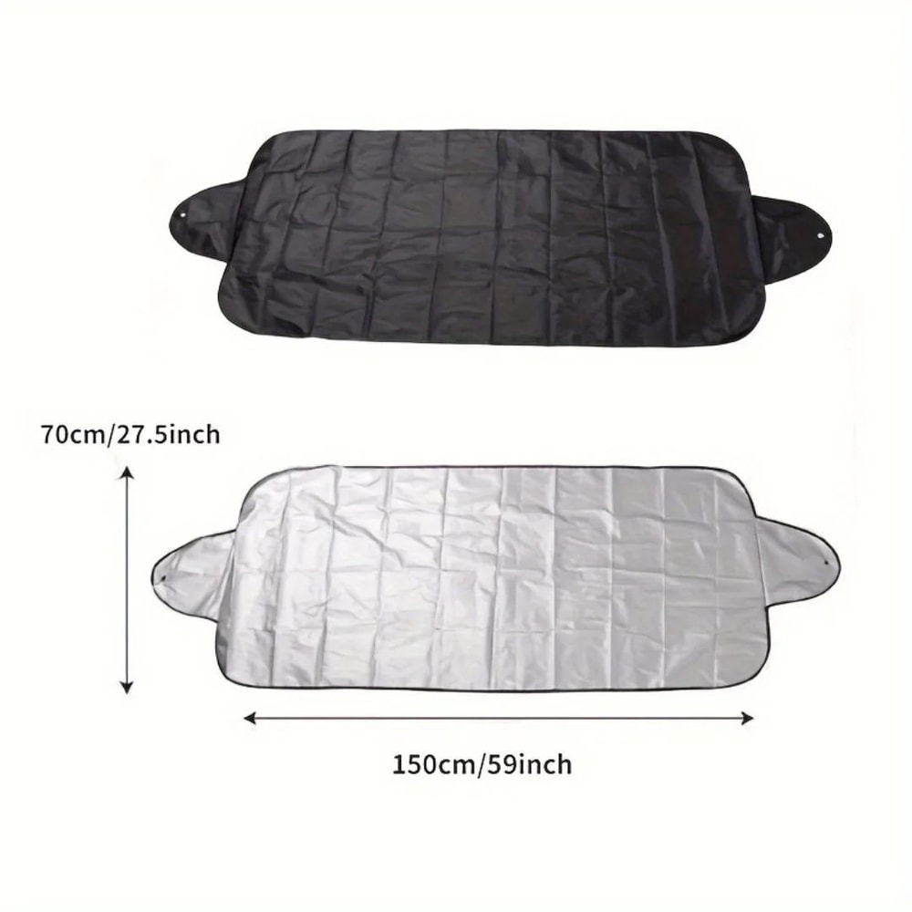 Universal Windshield Snow Cover For Cars SUVs Ice Frost Rain Sun Shield NoScrape Winter Windshiel 2