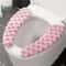 Thick Plush Toilet Seat Cushion Cover Washable NonSlip OverRim Toilet Lid Pad For Warm Comfort All 0