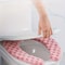 Thick Plush Toilet Seat Cushion Cover Washable NonSlip OverRim Toilet Lid Pad For Warm Comfort All 1