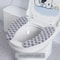 Thick Plush Toilet Seat Cushion Cover Washable NonSlip OverRim Toilet Lid Pad For Warm Comfort All 4