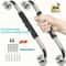 304 Stainless Steel Shower Grab Bar NonSlip Silicone Grip Safety Handle For Elderly Disabled Bathr 1