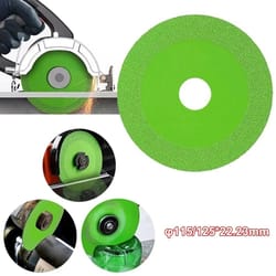4.5/5 inches diamond cutting disc for glass & tile – marble ceramic jade crystal grinding blade, smooth fast clean cuts