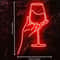 Cheers Wine Glasses LED Neon Sign Dimmable USB Wall Light For Home Bar Bedroom Decor Party Ambienc 4
