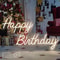 Happy Birthday LED Neon Sign USB Party Wall Decor Light For Bedroom Events Photos Bright Celebrati 2