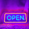 LED Open Neon Sign For Shop Window USB Wall Hanging Light For Storefront Salon Cafe Room Decor Br 2