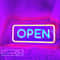 LED Open Neon Sign For Shop Window USB Wall Hanging Light For Storefront Salon Cafe Room Decor Br 5