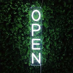 led open neon sign usb powered business night light for salon shop store cafe bar wall decor bright glow