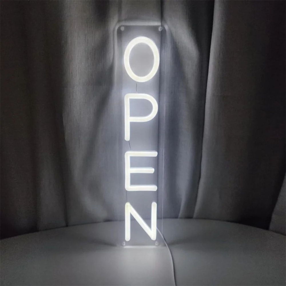 LED Open Neon Sign USB Powered Business Night Light For Salon Shop Store Cafe Bar Wall Decor Bright 4
