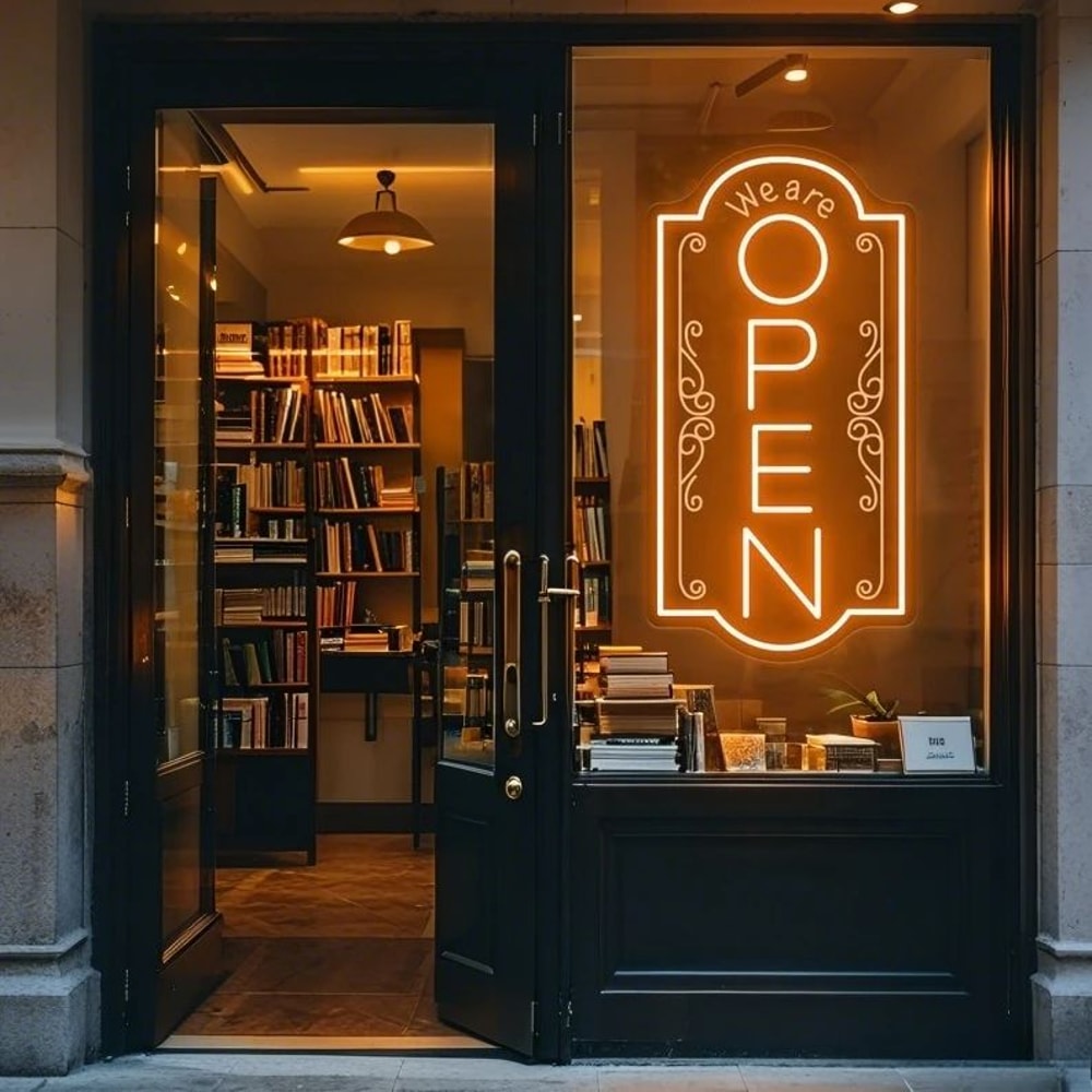 Were Open Neon Sign For Store Window Vintage LED OpenClosed Light For Shop Restaurant Cafe Busines 8