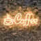 LED Coffee Neon Sign USB Powered Wall Light Single Color Hanging Decor For Cafe Bar Shop Kitchen 1