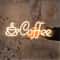 LED Coffee Neon Sign USB Powered Wall Light Single Color Hanging Decor For Cafe Bar Shop Kitchen 4