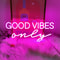 Good Vibes Only LED Neon Sign USB 5V Wall Light Decor For Bedroom Party Birthday Wedding Aestheti 6