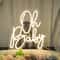 Oh Baby Personalized LED Neon Sign Custom Baby Shower Wall Decor Light For Nursery Kids Bedroom Ph 0