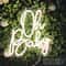 Oh Baby Personalized LED Neon Sign Custom Baby Shower Wall Decor Light For Nursery Kids Bedroom Ph 2