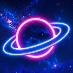 planet led neon sign – usb powered wall light decor for bedroom, living room & dorm, party glow, easy install, energy sa