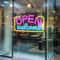 Open Welcome LED Neon Sign USB Wall Mounted Bright Light With Switch For Bar Cafe Shop Window Par 3