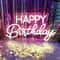 Happy Birthday LED Neon Sign USB Wall Light For Home Bedroom Party Decor Bright Photo Backdrop Glo 0