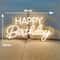 Happy Birthday LED Neon Sign USB Wall Light For Home Bedroom Party Decor Bright Photo Backdrop Glo 1