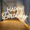 Happy Birthday LED Neon Sign USB Wall Light For Home Bedroom Party Decor Bright Photo Backdrop Glo 3