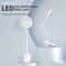 USB Rechargeable ClipOn LED Desk Lamp 3 Color Temperatures Dimmable Reading Light For Study Office 3