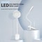USB Rechargeable ClipOn LED Desk Lamp 3 Color Temperatures Dimmable Reading Light For Study Office 3