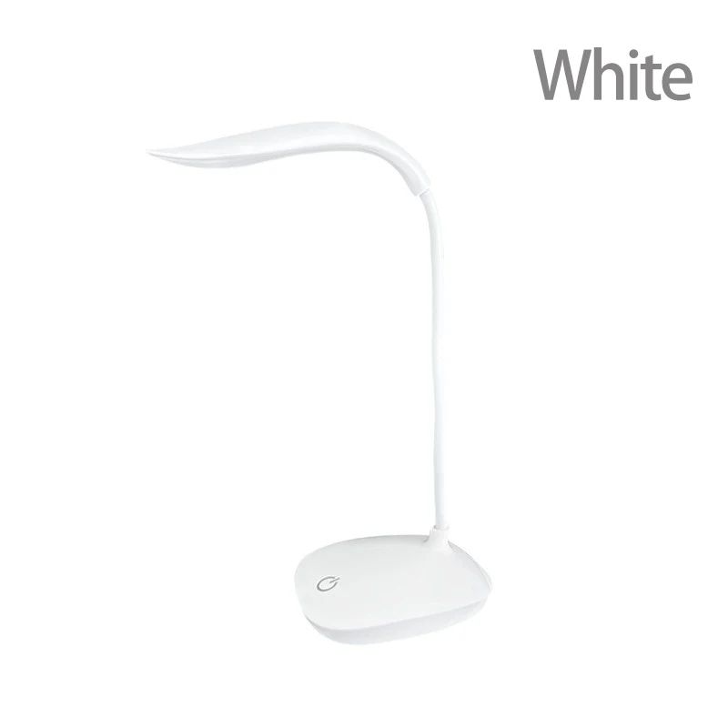 Portable USB Rechargeable LED Reading Desk Lamp Touch Dimmable EyeCare Table Light For Study Room O 10