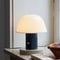 USB Rechargeable Mushroom Table Lamp Warm Touch LED Night Light With Piano Finish For Bedroom Desk 2