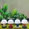 USB Rechargeable Mushroom Table Lamp Warm Touch LED Night Light With Piano Finish For Bedroom Desk 5