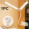 Dual Head USBC Rechargeable LED Desk Lamp Foldable EyeCare Dimmable Reading Light For Bedroom Dorm 6