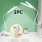 Dual Head USBC Rechargeable LED Desk Lamp Foldable EyeCare Dimmable Reading Light For Bedroom Dorm 7