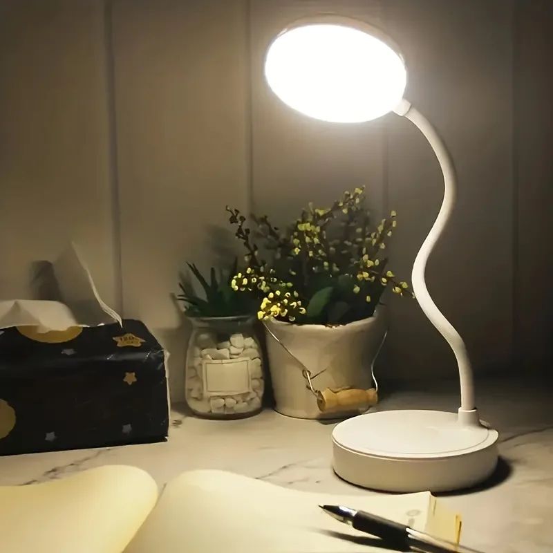 Flexible USB Powered LED Desk Lamp 3Level Dimmer WarmWhite EyeCare Reading Light For Home Office St 4